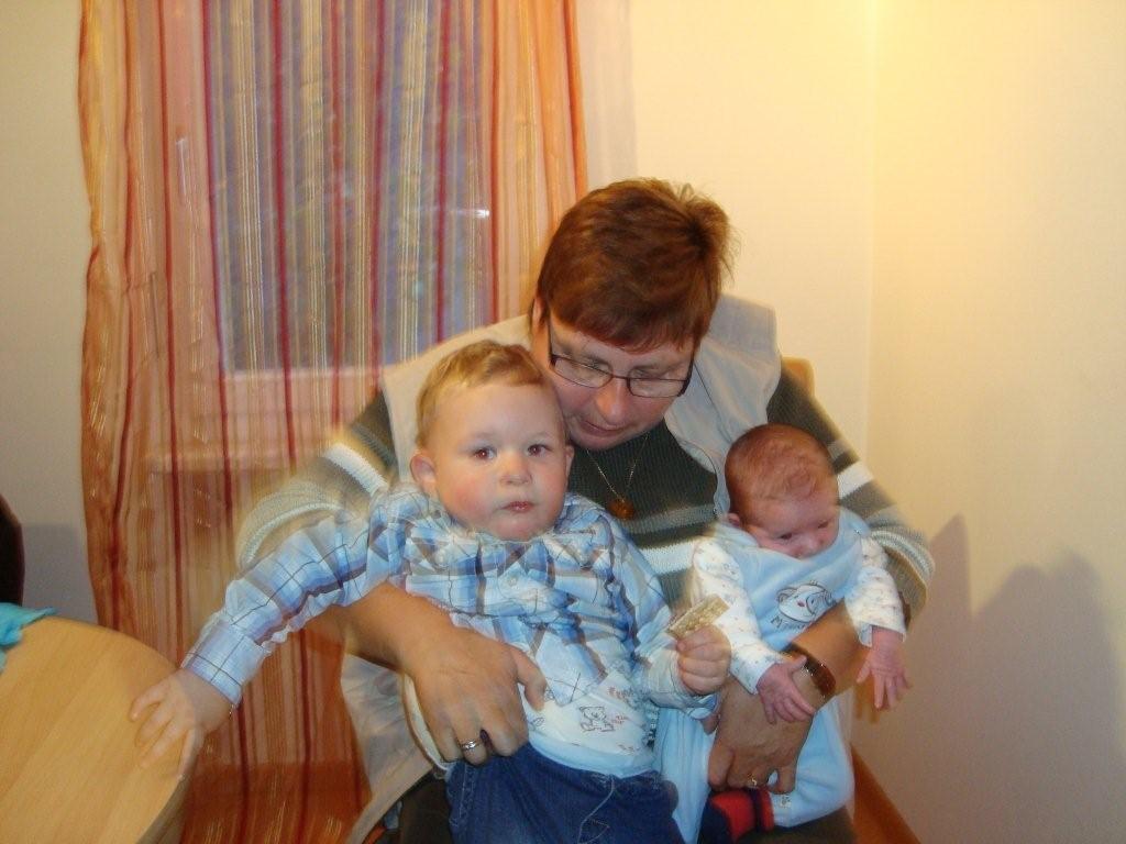 Florian, Gertrud und Andrina Scherrer