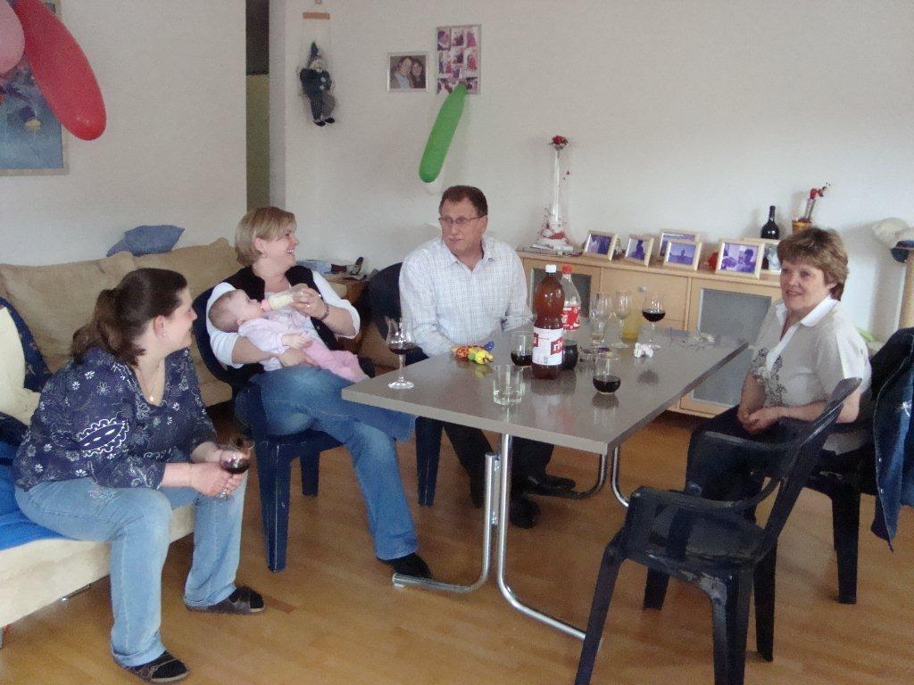 Yvonne und Andrian Scherrer, Carmen Eggler, Gianni und Emmi Soldera