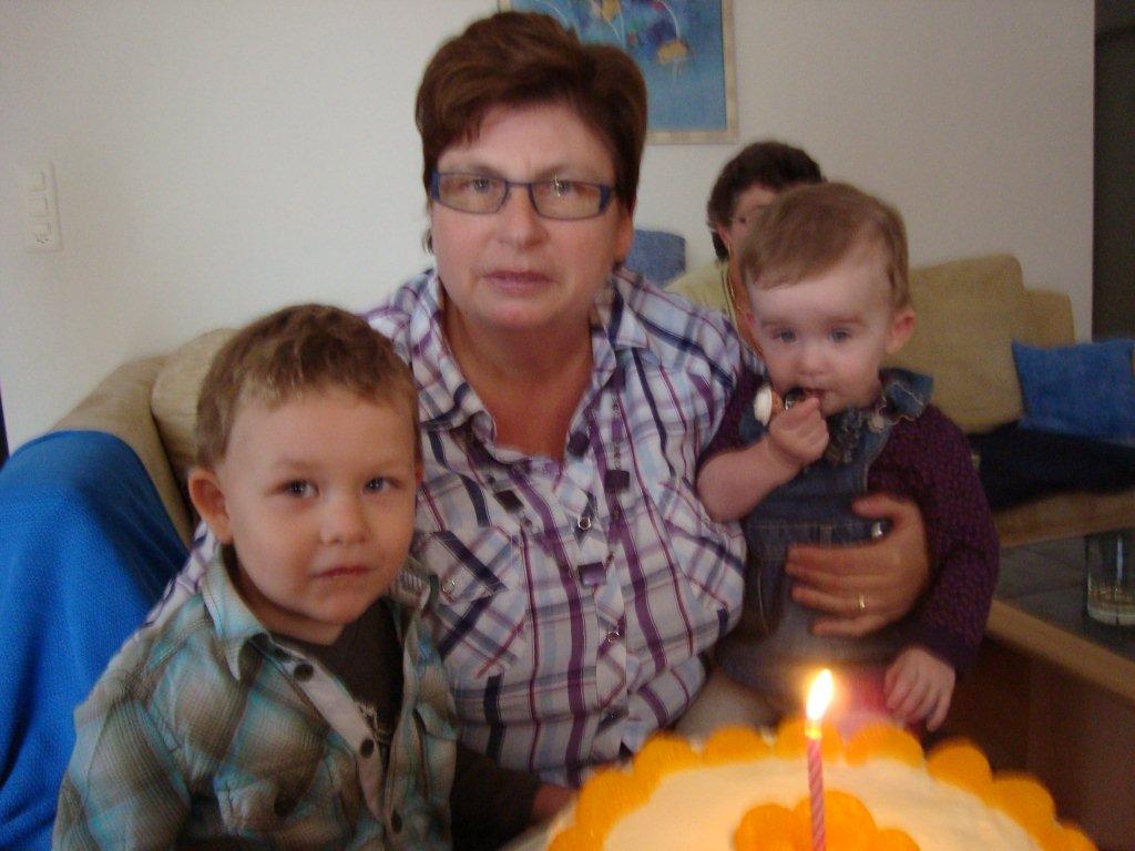 Florian, Gertrud und Andrina Scherrer